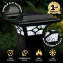 Kingston Black Solar Post Cap Light - 2", 2.5", 3" Rails