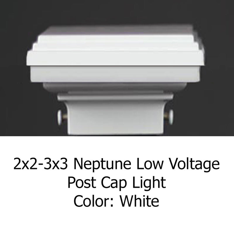 2x2 - 3x3 Mini Neptune Low Voltage LED Post Cap Light (fits 2", 2.5", 3" posts)