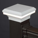 2x2 - 3x3 Mini Saturn Low Voltage LED Post Cap Light (fits 2", 2.5", 3" posts)