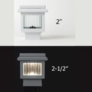 2x2 Polaris Solar Post Cap Light for 2" or 2.5" Posts