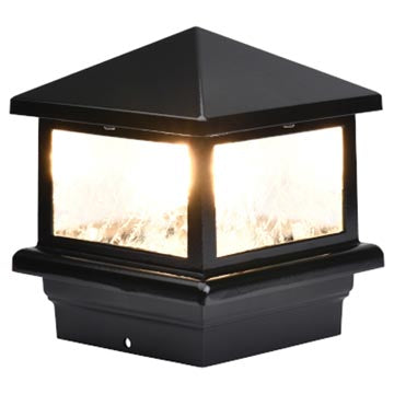 4x4 Sirius LED Deck Light for 3-1/2" Wood Posts