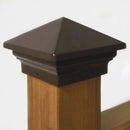 4x4 Sirius Metal Deck Cap for 3.5" Wood Post