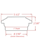 4x4 Titan Metal Deck Cap for 4" Posts