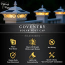 Coventry Solar Post Cap 5x5, 6x6, 8x8