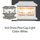 Orion LED Low Voltage Post Cap Light for 5x5 Vinyl Post