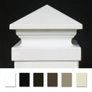 5x5 Sirius Metal Deck Cap for 5" Posts