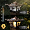 Ambience 4x4 Solar Post Cap Light - Copper