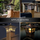 Ambience 4x4 Solar Post Cap Light - Copper