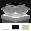Aries 5x5 Metal Solar Deck Light