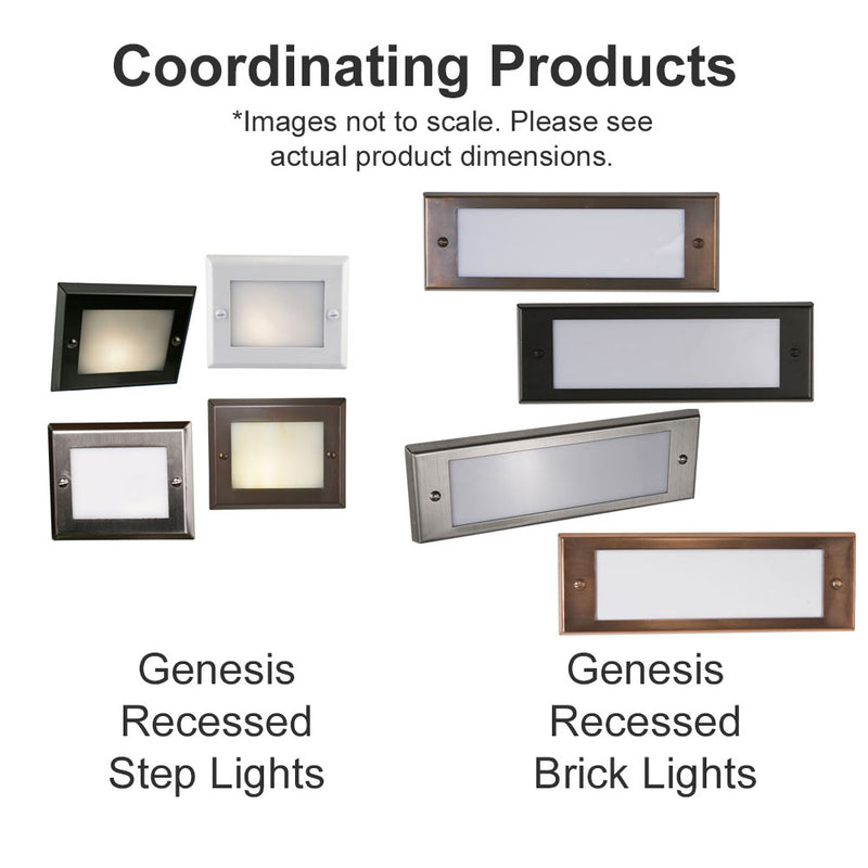Genesis LED Recessed Brick Step Light