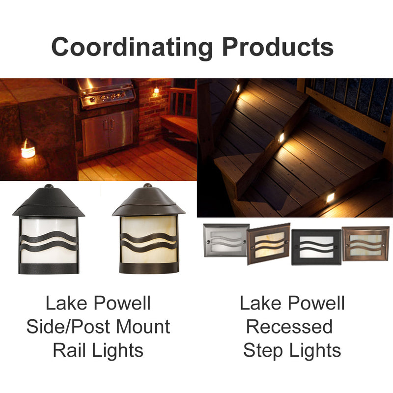 Lake Powell  LED Recessed Step Light