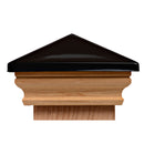 Cambridge Metal Top Post Cap (4x4, 5x5, 6x6) Stainless, Pewter, Black or Copper