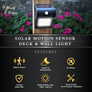 Motion Sensor Solar Deck, Post and Wall Light