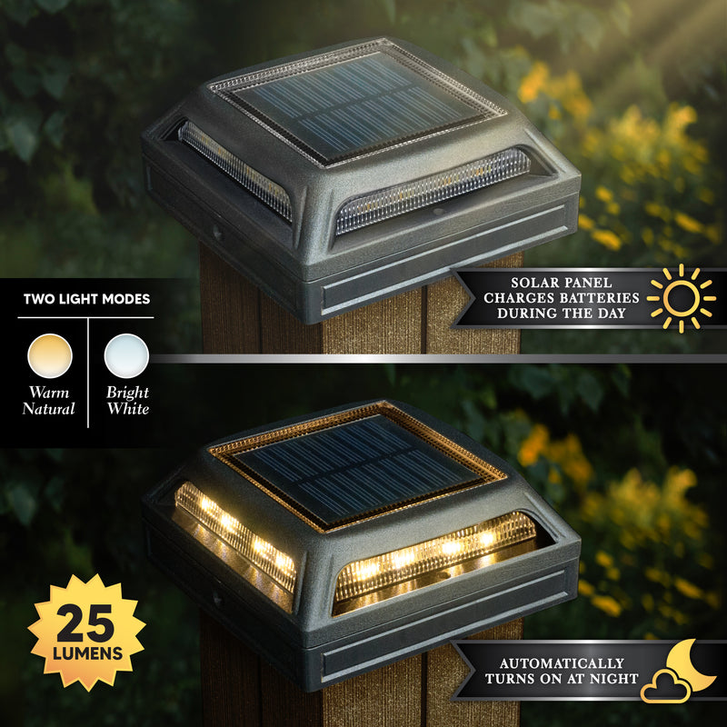 Muskoka Solar Dock/Deck/Pathway & 4x4 Post Cap Light
