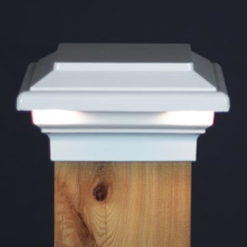 Neptune 4x4 LED Post Cap Light for 3-1/2" Wood Posts