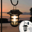 Nottingham Black Aluminum Hanging Solar Coach Light