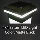 Saturn 4x4 LED Post Cap Light for 4" Metal or Vinyl Posts