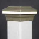 Saturn 4x4 LED Post Cap Light for 4" Metal or Vinyl Posts