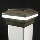 Saturn 4x4 LED Post Cap Light for 4" Metal or Vinyl Posts