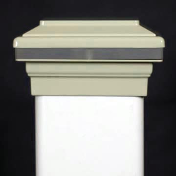 Saturn 4x4 LED Post Cap Light for 4" Metal or Vinyl Posts