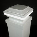 Saturn 5x5 LED Deck Light for 5" Vinyl Post