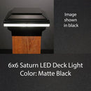 Saturn LED Low Voltage Deck Light for 6x6 Posts (5-1/2", 6", 6-1/2")
