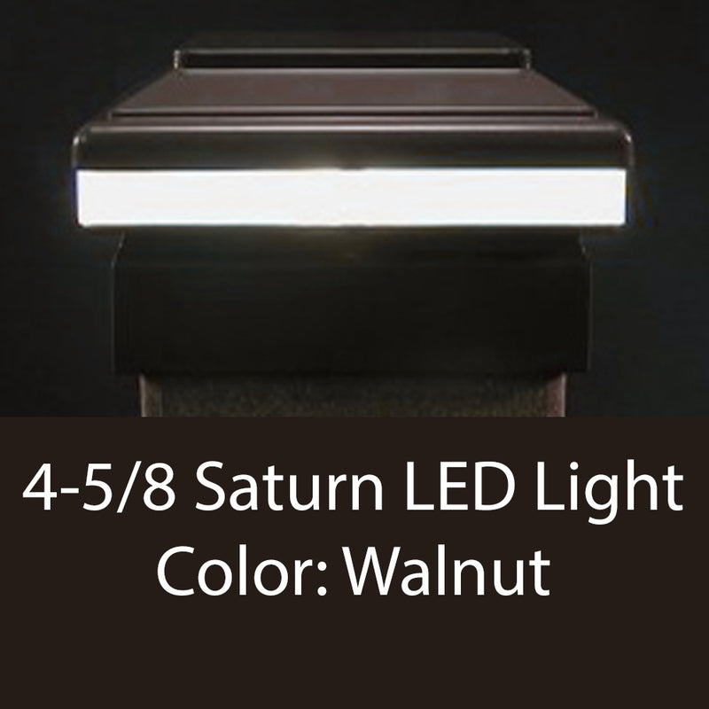 Saturn LED Low Voltage Deck Lighting for 4x4 Composite Post (4-1/4", 4-3/8", 4-1/2" to 4-5/8")