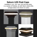 Saturn LED Low Voltage Deck Lighting for 4x4 Composite Post (4-1/4", 4-3/8", 4-1/2" to 4-5/8")