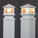 Sirius LED Deck Light for 5x5 Vinyl Posts