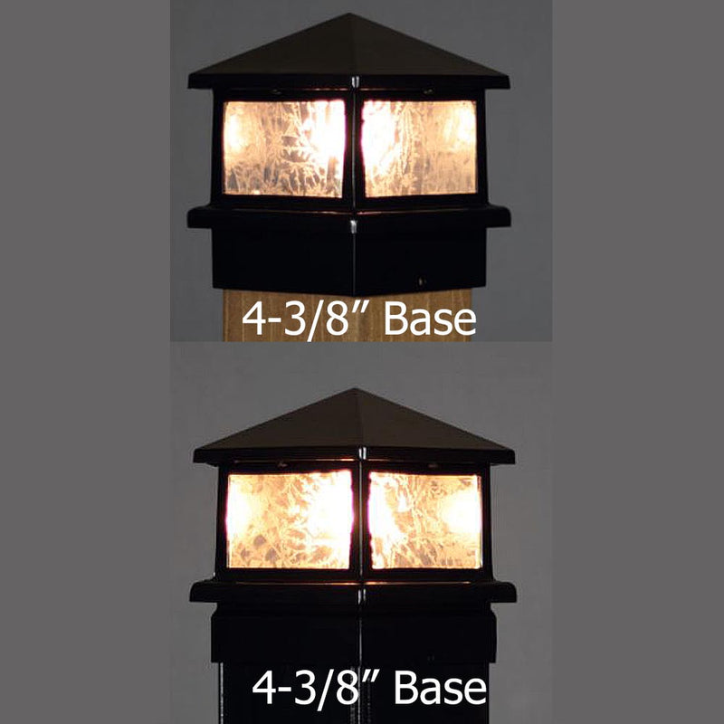 Sirius LED Low Voltage Deck Light for 4x4 Composite Post - 4-1/4", 4-3/8" , 4-1/2" to 4-5/8"