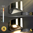 Solar Deck, Post and Wall Light- Stainless Steel 2PK