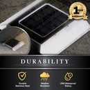 Solar Path Lights - Stainless Steel 2PK