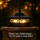 Coventry Solar Post Cap 5x5, 6x6, 8x8