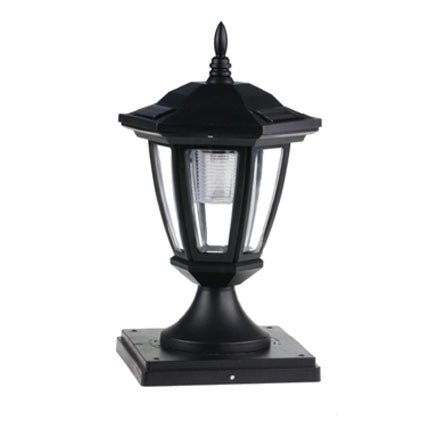 Darcy 5x5 Carriage Style Solar Cap Lights for 4-1/2" to 5" Post (Set of 2)