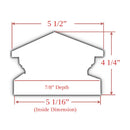 Venus 5x5 Pyramid Top LED Post Cap Light