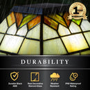 Wellington Solar Post Cap with adapters for 4x4 - 5x5 Posts