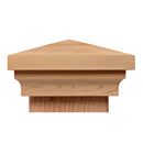 Newport Jumbo Wood Post Cap (7" to 10") Cedar, Redwood