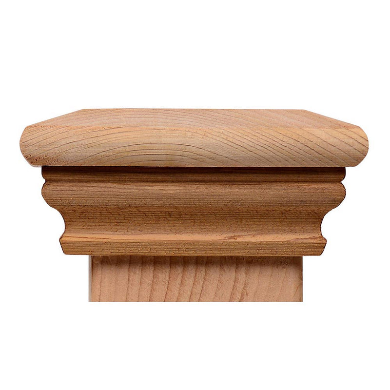 Seabreeze Wood Post Cap (4x4, 5x5, 6x6) Cedar, Redwood