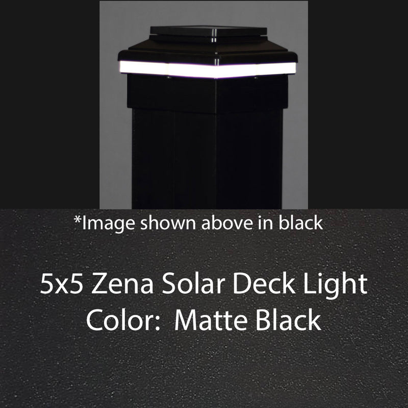 Zena Solar Deck Light - 4-1/4" to 4-5/8" Post