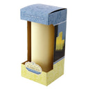 3x8 Melted Wax Pillar Ivory Flameless Candle with Timer (2 Pack)