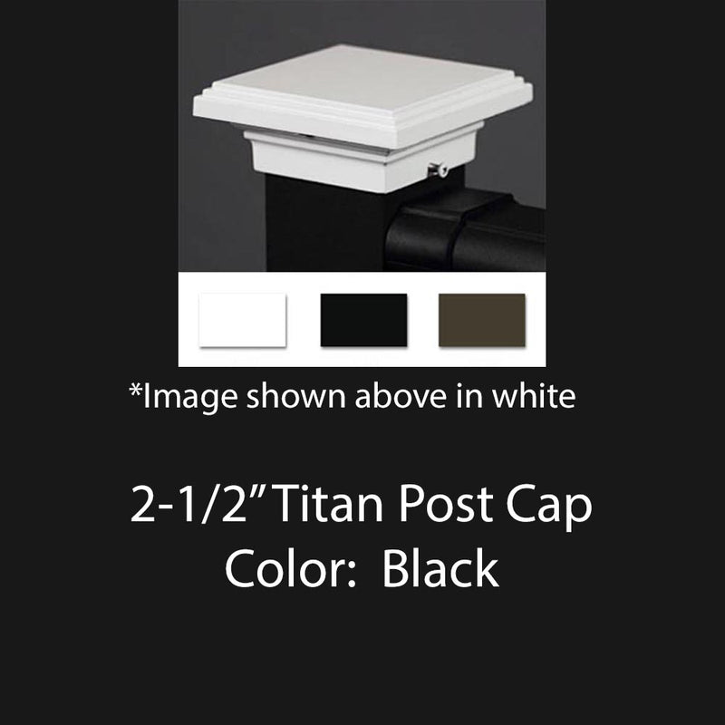 2.5" Titan Metal Post Cap