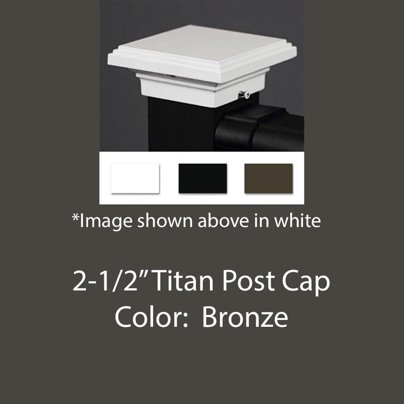 2.5" Titan Metal Post Cap