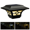 Kingston Black Solar Post Cap Light - 2", 2.5", 3" Rails