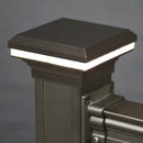 2x2 - 3x3 Mini Saturn Low Voltage LED Post Cap Light (fits 2", 2.5", 3" posts)