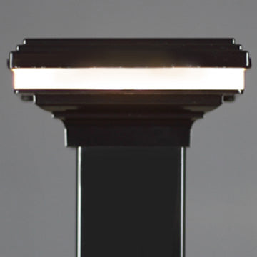 2x2 3x3 Mini Saturn Low Voltage LED Post Cap Light fits 2