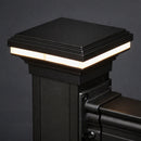 2x2 - 3x3 Mini Saturn Low Voltage LED Post Cap Light (fits 2", 2.5", 3" posts)