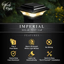 Imperial Solar Post Cap Light – 2x2 Black