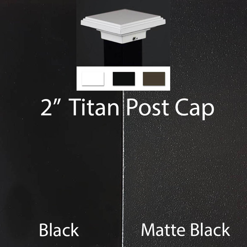 2x2 Titan Metal Post Cap
