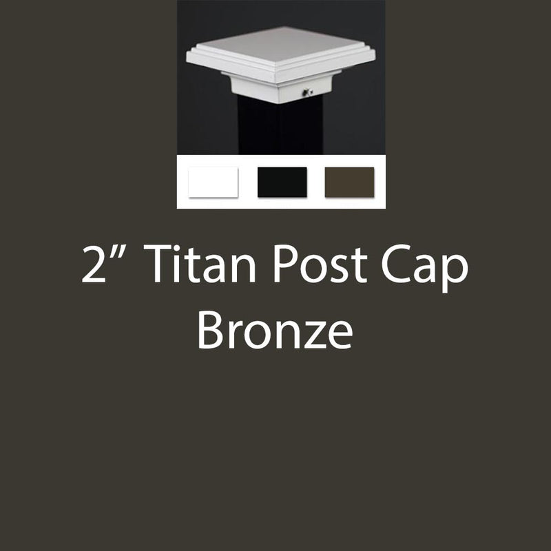 2x2 Titan Metal Post Cap
