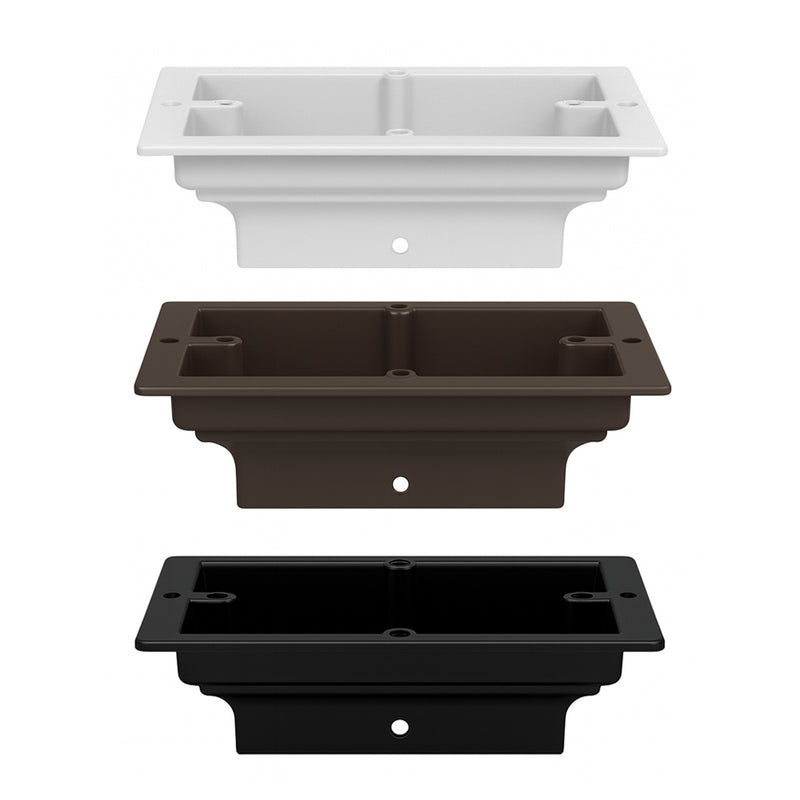 Conversion Base for Aurora Deck Lights - 3x3 Posts (2 or 3 Pack)